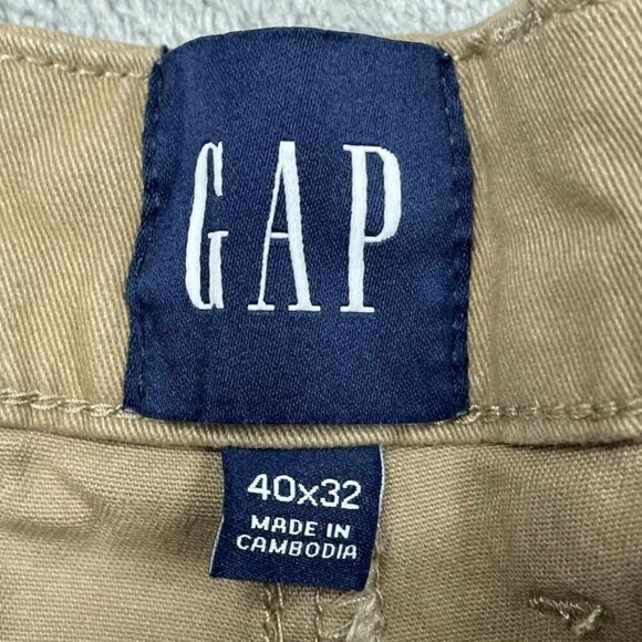 Gap Mens Straight Fit Khakis 40x32 Sand Beige Chinos a1473 - Picture 5 of 5
